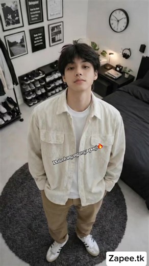 Stylish Corduroy Long Sleeve Outfits for Men