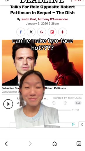 not so silently screaming #sebastianstan #batman #actor #buckybarnes