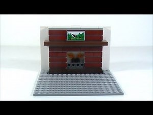 Tutorial- LEGO Fireplace