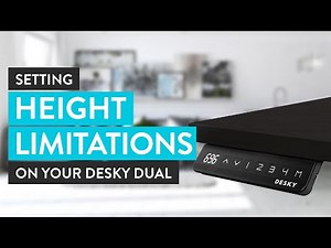 Setting Height Limitations on your Desky Dual Sit Stand Desk