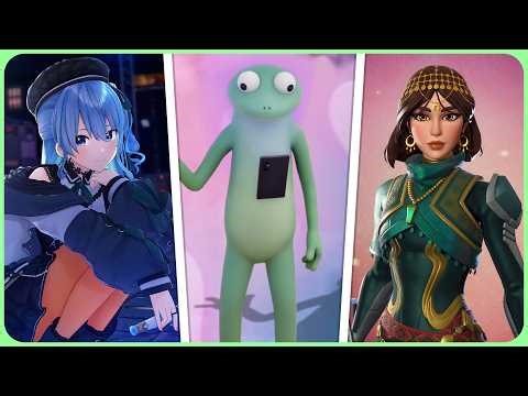 ALL Cosmetics in Fortnite's v39.51 Update! (Hopper, Suisei Hoshimachi, & More!)