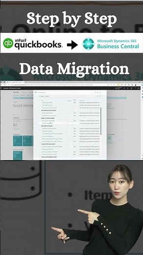 Migrate Data from QuickBooks to Dynamics 365 Business Central #dynamics365businesscentral
