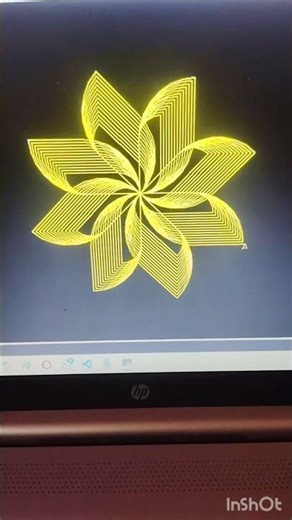 Python से बनाया खूबसूरत flower Design | Python Turtle Art #explore #viral #trending #python