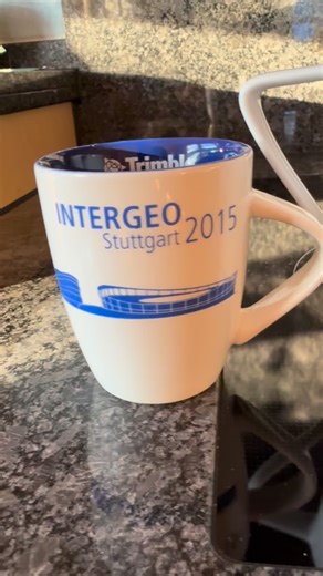 The many cups from Trimble’s #intergeo booth over the years. See ya next year in Munich! Video by Karsten Braun, AllTerra Deutschland | Trimble Geospatial and Civil Construction