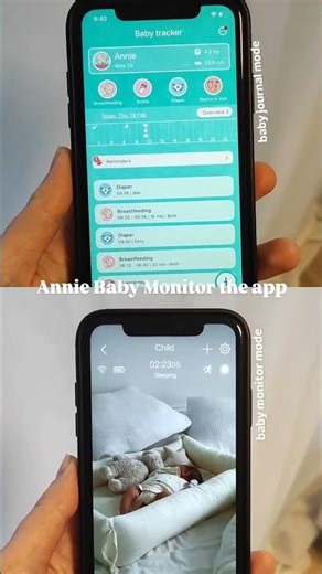 Baby Monitor + Baby Journal in One App 📲✨💖 #babymonitor #babyjournal #babydiary #babymonitorapp