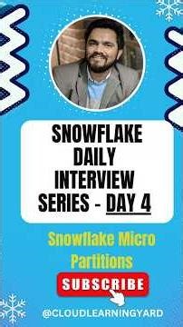 DAY 4-How Snowflake Stores Data | Micro-Partitions Explained #snowflake #snowflakeinterview