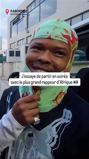 J’essaye de partir en soirée avec le plus grand rappeur d’Afrique 🇿🇦 #vlogvoyage #vlogfrance