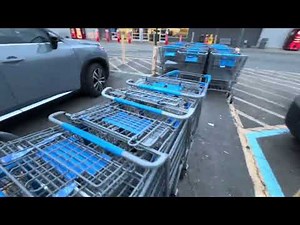 What I do as a Walmart cart - pusher