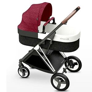 [Hot Item] Portable Travel Luxury Iron Pram Germany 4 Baby Stroller Accessories Retractable Handle