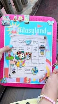 Magic Kingdom Pin Bingo! #disney #disneyparktour #disneyparks #disneypincollector #disneypins