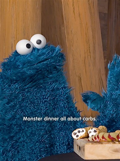 It's time for your Official #WinterOlympics Monster Dinner Break‼️ We loved snacking and bobsledding with you, Ilona and Olivia Maher. 💙🍪