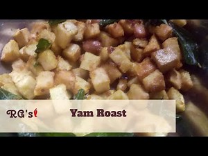 Yam Roast Recipe | Quick Yam Roast Recipe | Yummy Yam Roast Recipe