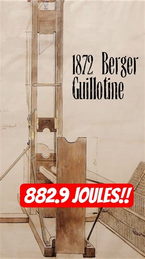 Guillotine Physics: Gravity vs. Friction #shorts #shortvideo #history