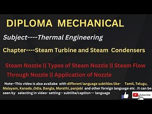 Steam Nozzle || Types of Steam Nozzle || Steam Flow Through Nozzle || Application of Nozzle