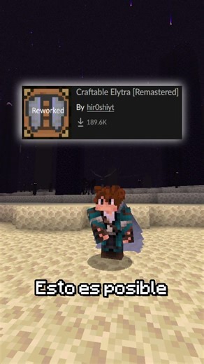 Now you can craft the Elytra with this mod!! - Craftable Elytra Mod #minecraftmods #shors