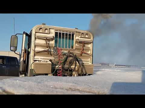 MACK straight pipe cold start