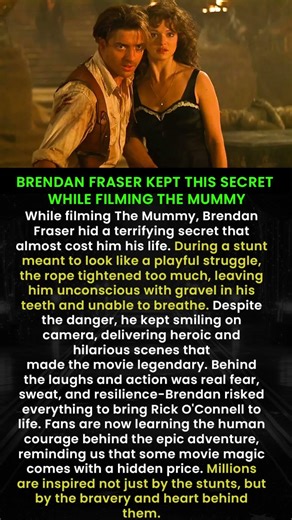 Brendan Fraser Kept This Secret While Filming the Mummy #shorts
