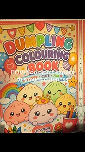 Squishy Dumpling Colouring Book: Kids’ New Favourite Activity