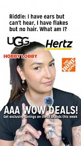 63K views · 37 reactions | Turn your week into a win with these WOW Deals!  Save big at The Home Depot, hit the road for less with Hertz, deck your home for the holidays at Hobby Lobby, and cozy up in style with UGG. Grab them before they’re gone! Shop now: AAA.com/WOW #AAAMemberPerks #CashBack #BlackFriday #HolidayDiscounts #AAAWowDeals | AAA The Auto Club Group | Facebook