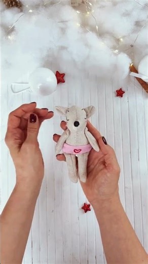 Mini Deer Doll Sewing Pattern PDF with Step-by-Step Tutorial