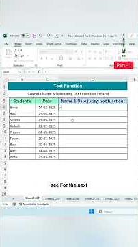 ✅ Part - 1 | TEXT Function | How to Apply Text Function in Excel ? Completely in Bengali tutorial |