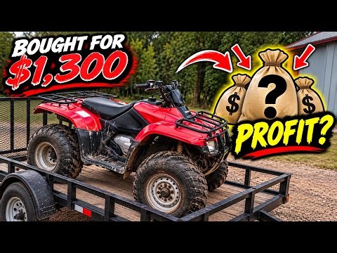 I Bought This Honda Recon for CHEAP….How Much Did I Make?