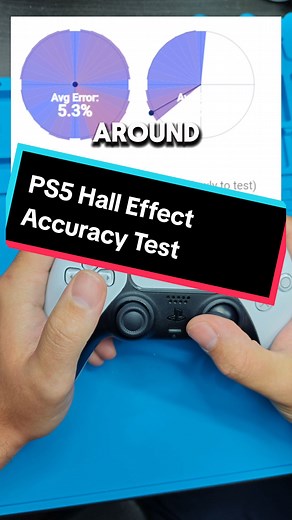 PS5 Hall Effect Accuracy and Circularity Test . . 🌍StickFixRepair.com . . #ps5 #ps5controller #playstation #playstation5 #xbox #xboxseriesx #xboxseriess #scuf #scufcontroller #nintendo #nintendoswitch #stickdrift #stickdriftrepair #videogames #repair #fyp