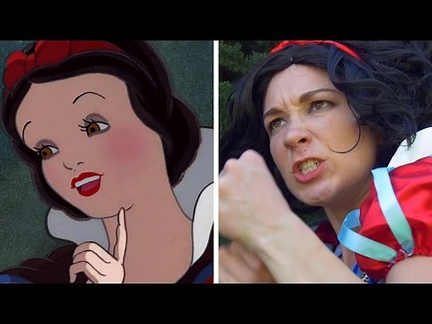 What If Disney Princesses Were Fighters • Elsa Vs. Snow White