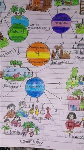 ✨💫major components of environment drawing 💫✨