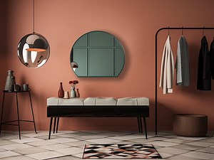 Half Circle Mirror, Cut Circle Wall Mirror, Semicircle Mirror, Aesthetic Wall Mirror - Decorative Wall Mirrors for Elegant Homes by Asmiro - Etsy