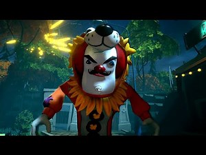 LION CLOWN NEIGHBOR JUMPSCARE - Hello Neighbor Secret Neighbor New Update
