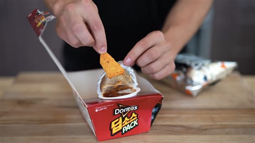 Tasting rare snacks and drinks