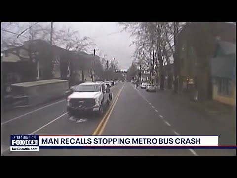Good Samaritan stops runaway King County bus after driver emergency
