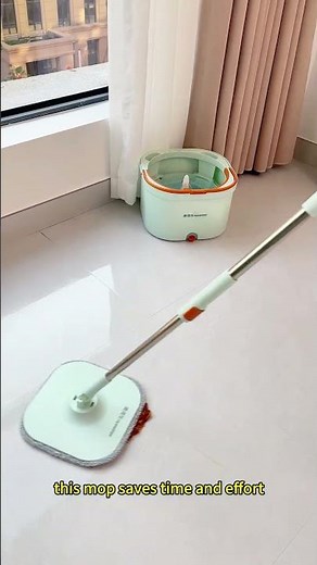 This rotating mop and bucket system is fantastic! #homettler #spinmop #mop