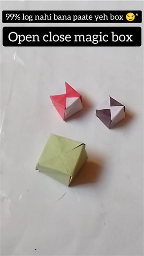 Magic Box jo khud open-close hota hai 😳✨ | Paper Craft Hack |