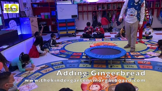 Students practice hands-on math with this gingerbread addition lesson. Use the FREE printable gingerbread mats and counters to solve equations. This lesson can be used for addition or subtraction! Grab the FREE file here: https://bit.ly/gingerbreadaddsubtract Grab our ALL-INCLUSIVE gingerbread unit here: https://thekindergartensmorgasboardstore.com/products/read-it-up-gingerbread-man?variant=12925216063532 | Kindergarten Smorgasboard