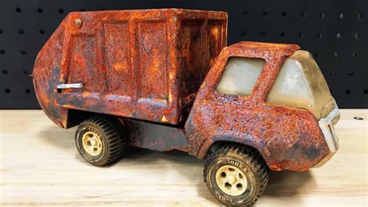 From Rust to Shine: Incredible Tonka Garbage Truck Restoration You Have to See