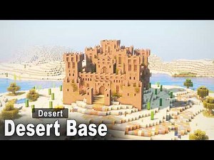 Minecraft: How to build a Desert Mud Base | Easy Tutorial