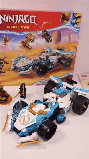 LEGO NINJAGO Dragons Rising Zane’s Dragon Power Spinjitzu Race Car (71791)[307 pcs] Review #shorts