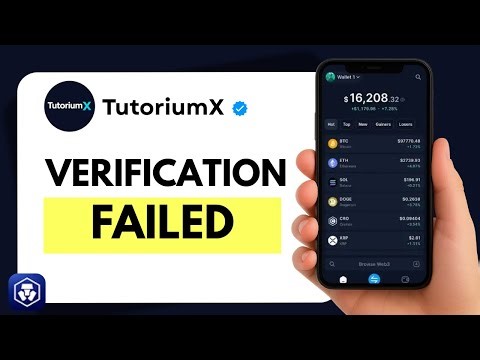 How to Fix “Verification Failed” on Crypto.com