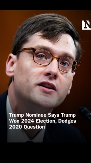 During a Senate confirmation hearing, Trump nominee for Deputy White House Budget Director Hal Duncan said President Donald Trump won the 2024 election but repeatedly declined to answer whether the 2020 election was rigged. #news #newsweek #politics
