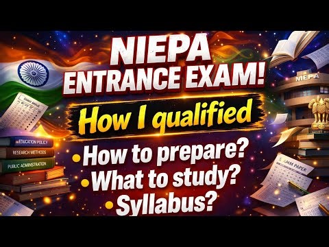 NIEPA PhD 2026 Entrance Exam #NIEPA #PhD2026 #myexperience #2025 