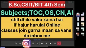 Here is the main difference between Gupta Tutorial Youtube videos and Online classes.Hurry up guys to join our B.Sc.CSIT/BIT 4th Sem Online Classes. Registration Form Link:https://forms.gle/UFmMq1c3mjGox31c8 #BScCSIT #BIT #4thSemOnlineClass #OnlineClass #guptatutorial | Gupta Tutorial