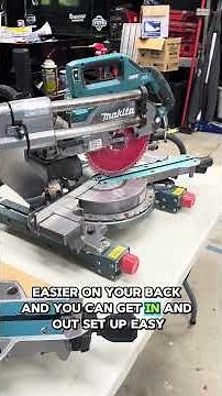 Miter Saw Nation! Two Sizes I Love. #work #tools #diy