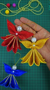 2.2M views · 24K reactions | Bring heavenly vibes to your Christmas décor with these beautiful angel craft ideas ❄✨ Simple, creative and perfect for bringing festive vibes to your home, tree or party setup #Christmas2025 #XmasAngel #HandmadeChristmas #AngelCrafts #ChristmasDecor | Creative Art & Craft Ideas | Facebook