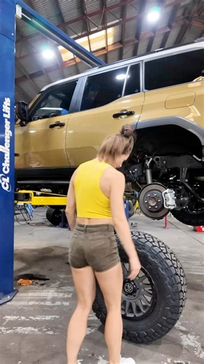 I had the most fun learning how to install a new suspension, wheels and tires on my Land Cruiser. Full video is up on my channel. 🛞 Huge thanks to @stellarbuilt and @ivdsuspension @iconalloys for making part 1 of this build possible! What else should I add to the LC?? 🤔 #landcruiser #toyotalandcruiser #2025landcruiser #trucks | Janna Breslin
