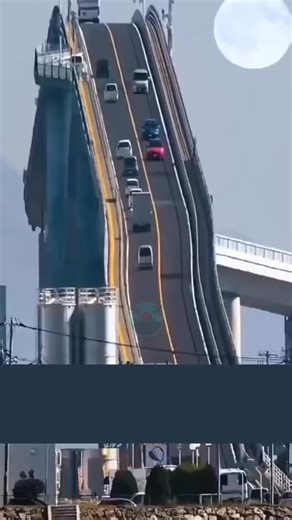 This is NOT a roller coaster 🎢 Welcome to Japan’s craziest-looking bridge 🇯🇵🔥 #tokyo #japantravel #japan #EshimaOhashiBridge | Travel with Shrawan