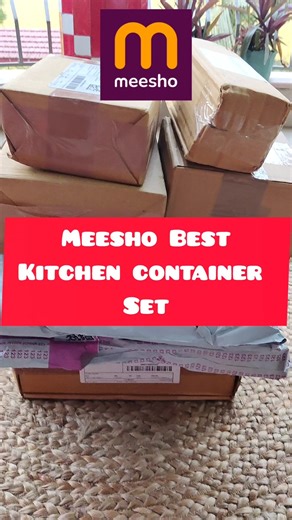 Meesho Best Kitchen Container Set | Latest Jars Unboxing #meesho #shorts #container