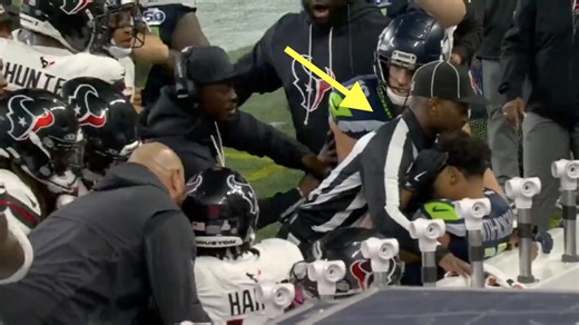 NFL referee became 'MNF' star after saving Jaxon Smith-Njigba from angry Texans mob