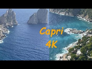 4K|Day trip to Capri Italy from Naples | Capri boat tour | Top places in Italy